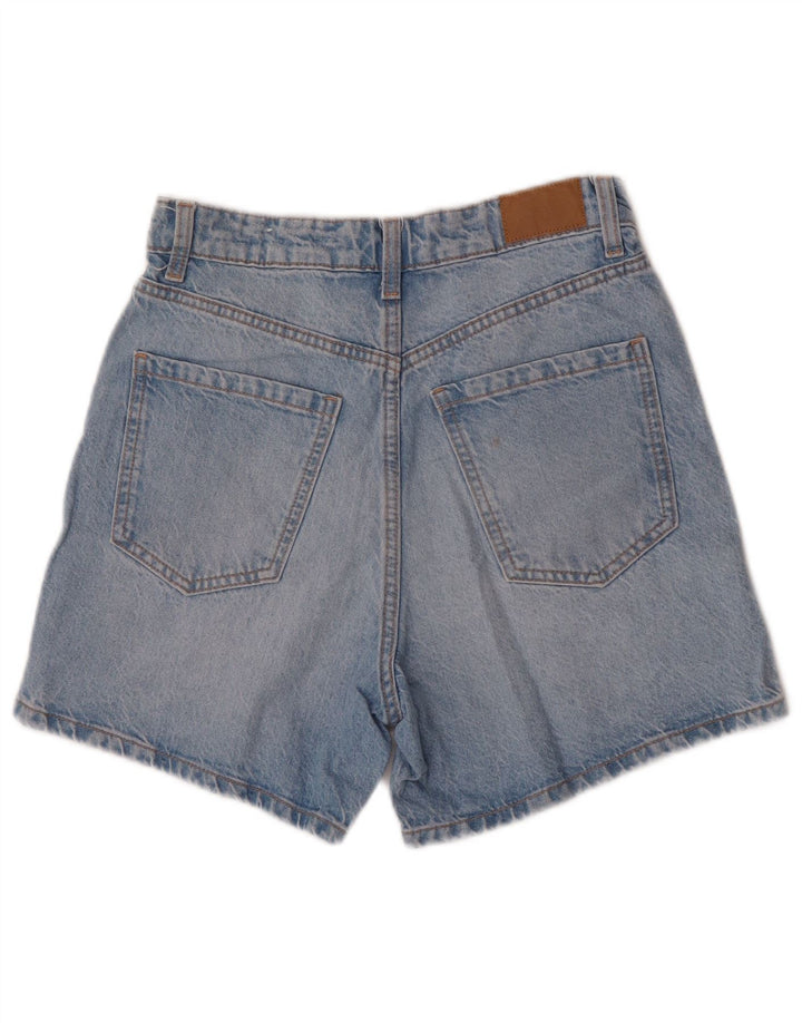 ZARA Short en jean pour femme EU 36 XS W26 Bleu