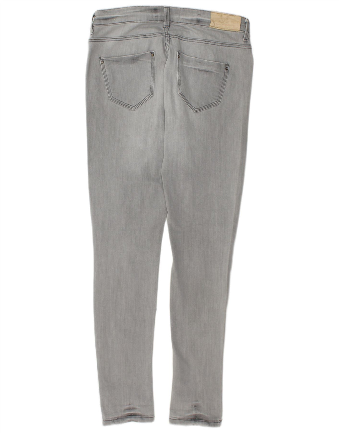 ZARA Jeans skinny en détresse pour femme EU 38 Small W28 L30 Coton gris
