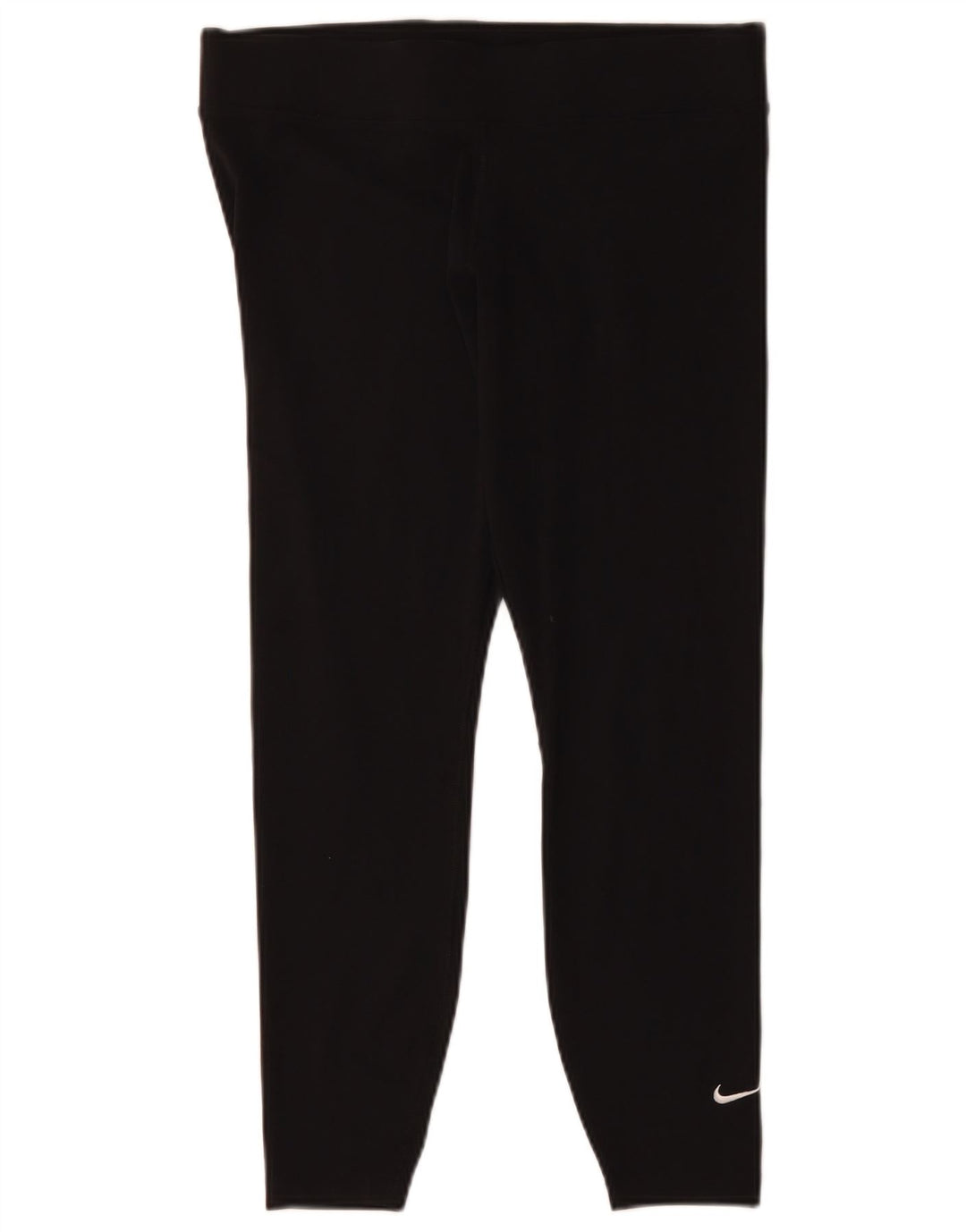 Nike Leggings Femme UK 14 Large Noir Coton