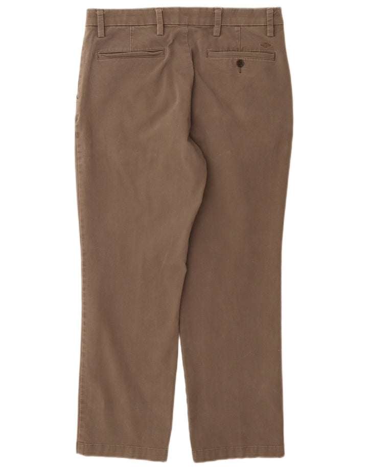 Dockers Pantalon Chino Regular Homme W32 L28 Kaki Coton