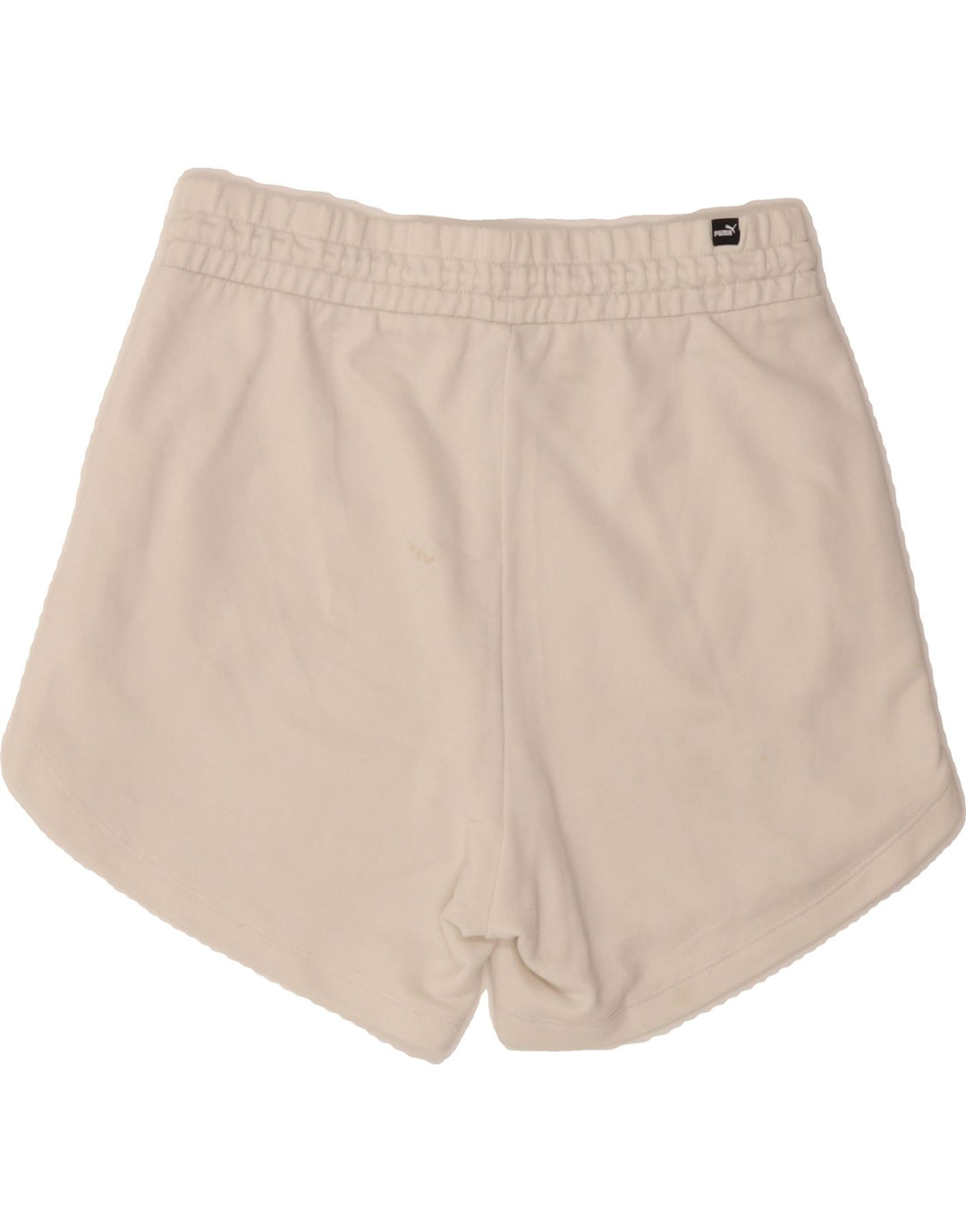 PUMA Womens Sport Shorts UK 14 Large  White Vintage Puma and Second-Hand Puma from Messina Hembry 