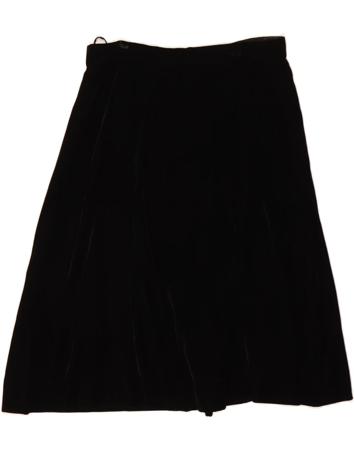 VINTAGE Womens A-Line Skirt W32 Large Black Vintage Vintage and Second-Hand Vintage from Messina Hembry 