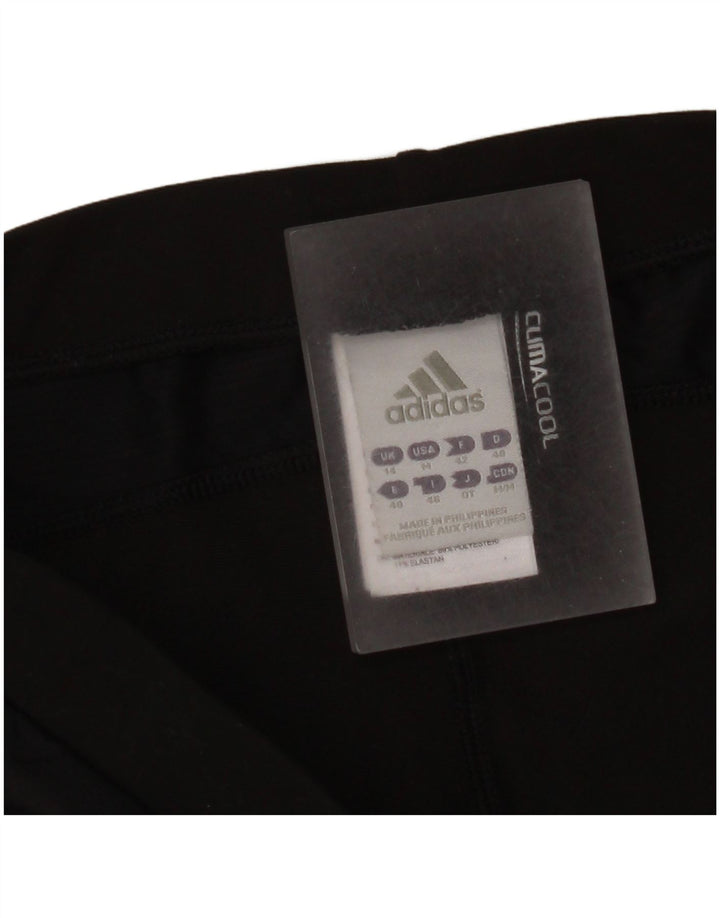 Adidas Femmes Climacool Sport Shorts UK 14 Moyen Noir Polyester