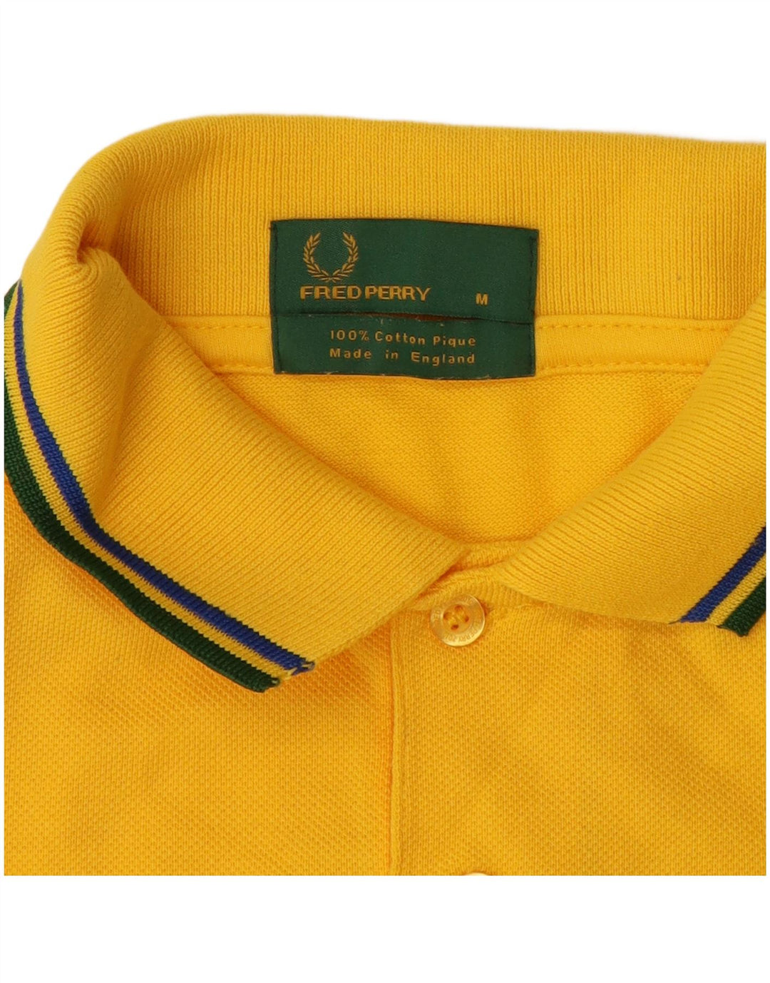 FRED PERRY Polo Homme Jaune Moyen Coton