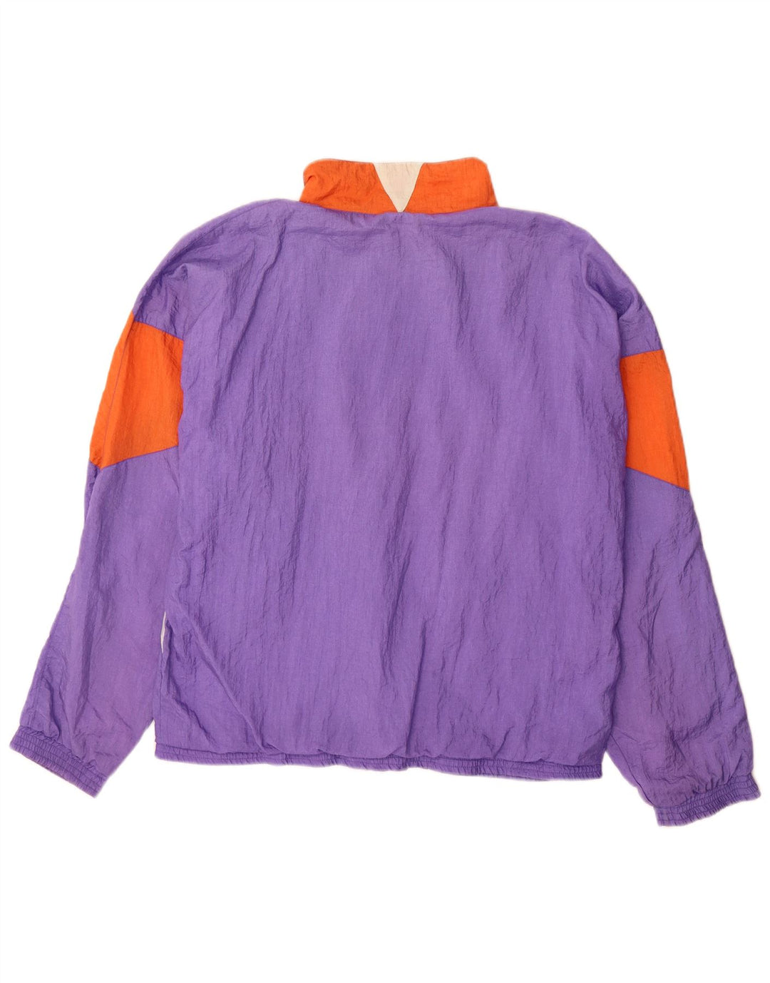 Frank Shorter Veste de survêtement pour homme Taille L en nylon color block violet