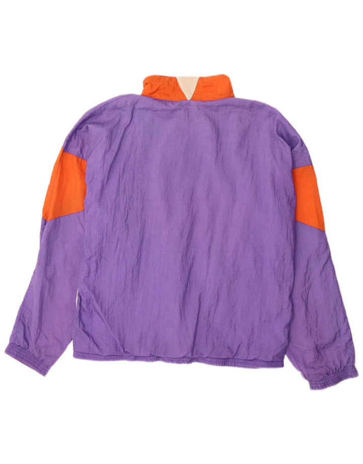 Frank Shorter Veste de survêtement pour homme Taille L en nylon color block violet