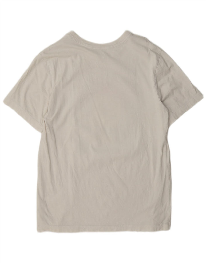 Nike T-shirt graphique pour homme en coton blanc moyen