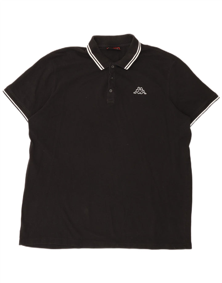 Kappa Polo Homme 3XL Noir Coton