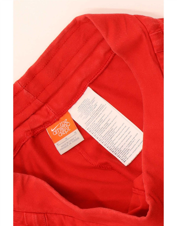 Nike Bermuda de sport pour femme UK 12 en coton rouge moyen
