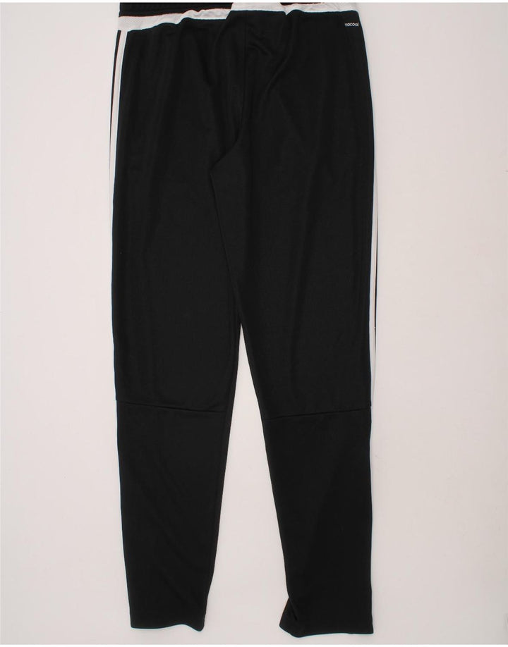 ADIDAS Boys Climacool Tracksuit Trousers 13-14 Years  Black Polyester Vintage Adidas and Second-Hand Adidas from Messina Hembry 