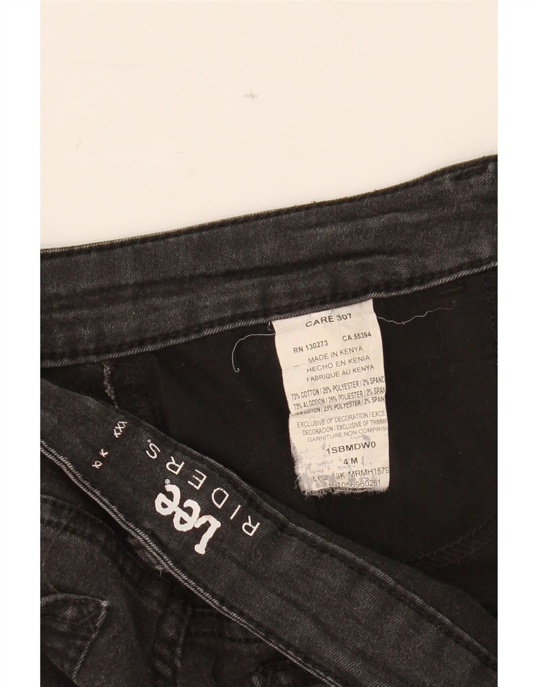 LEE Womens Riders Slim Jeans US 4 Small W27 L26 Grey Cotton Vintage Lee and Second-Hand Lee from Messina Hembry 
