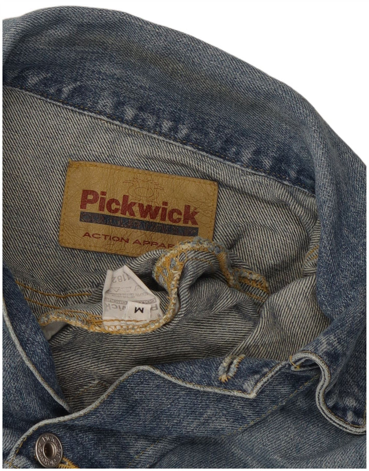 Pickwick Veste en jean pour homme UK 38 Bleu moyen Coton