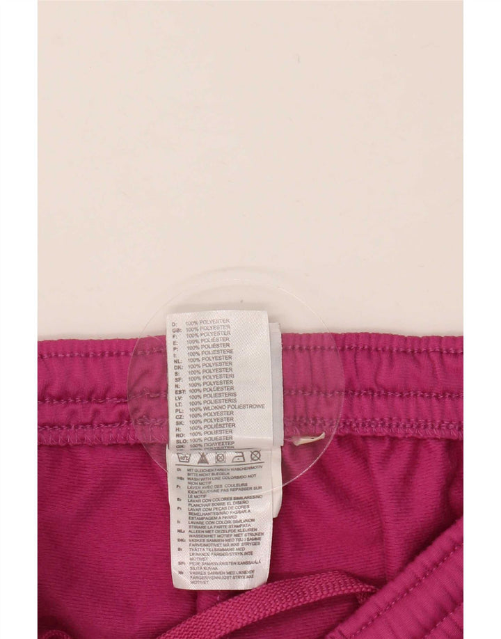 Adidas Pantalon de survêtement pour femme UK 12 Rose moyen Polyester