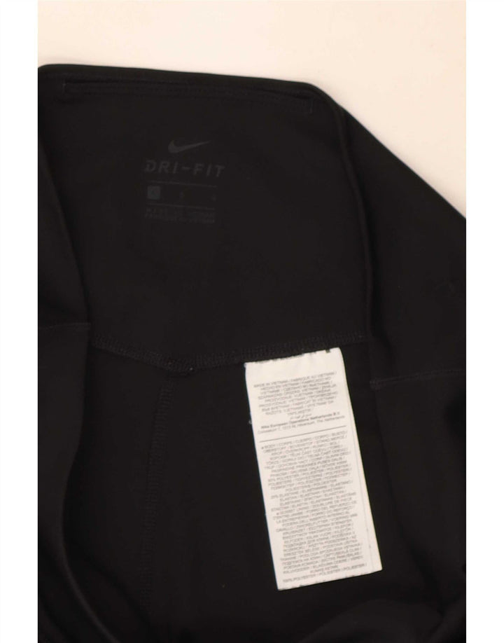 Legging Nike Dri Fit Graphic pour femme UK 14 Large Noir Polyester