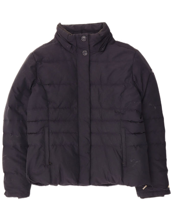 Woolrich Veste matelassée pour femme UK 20 2XL Bleu marine Coton
