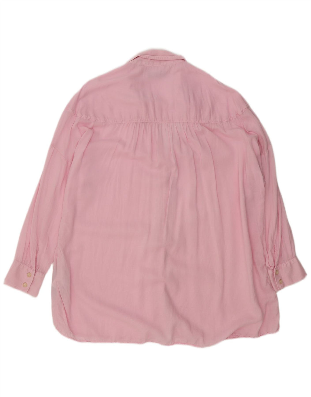 Zara Femme Chemise Oversize UK 6 XS Rose Lyocell