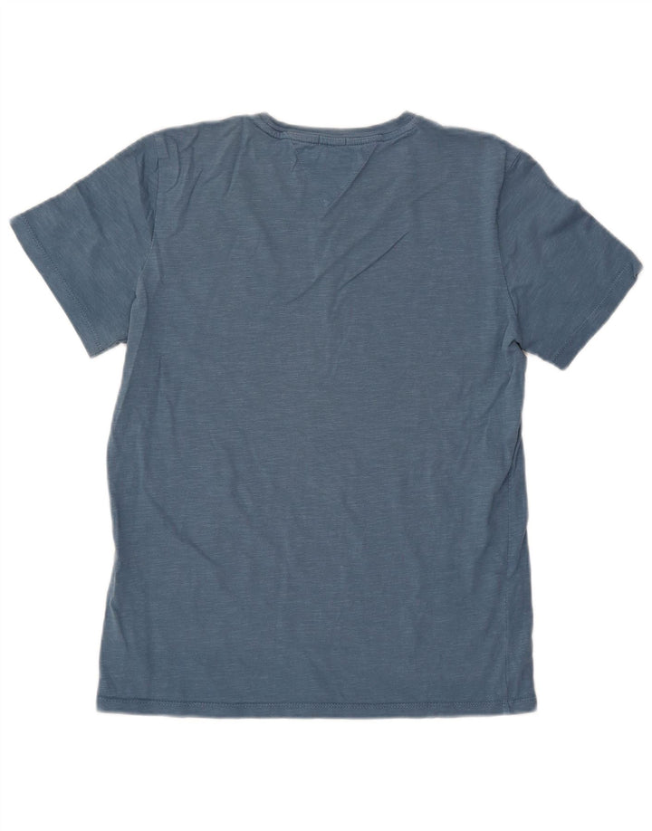 TOMMY HILFIGER T-Shirt Graphique Garçon 15-16 ans Bleu Coton