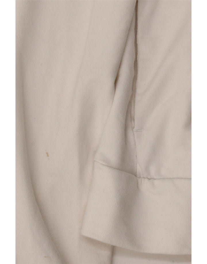 PUMA Womens Graphic Tracksuit Top Jacket UK 12 Medium  White Vintage Puma and Second-Hand Puma from Messina Hembry 