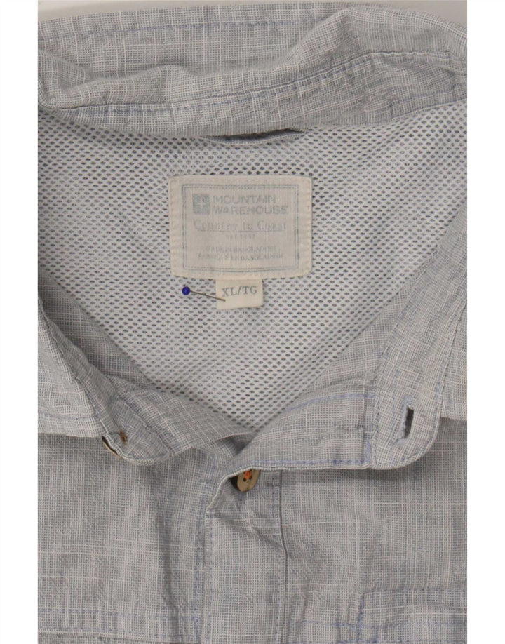 Mountain Warehouse Chemise à manches courtes pour homme XL Bleu