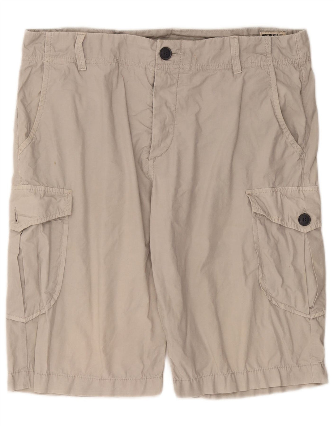 MELTIN' POT Short Cargo Homme W33 Beige Moyen