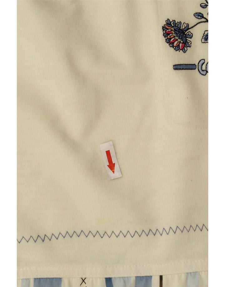 Canyon Sweat-shirt surdimensionné pour femme EU 40 Medium Off White Floral