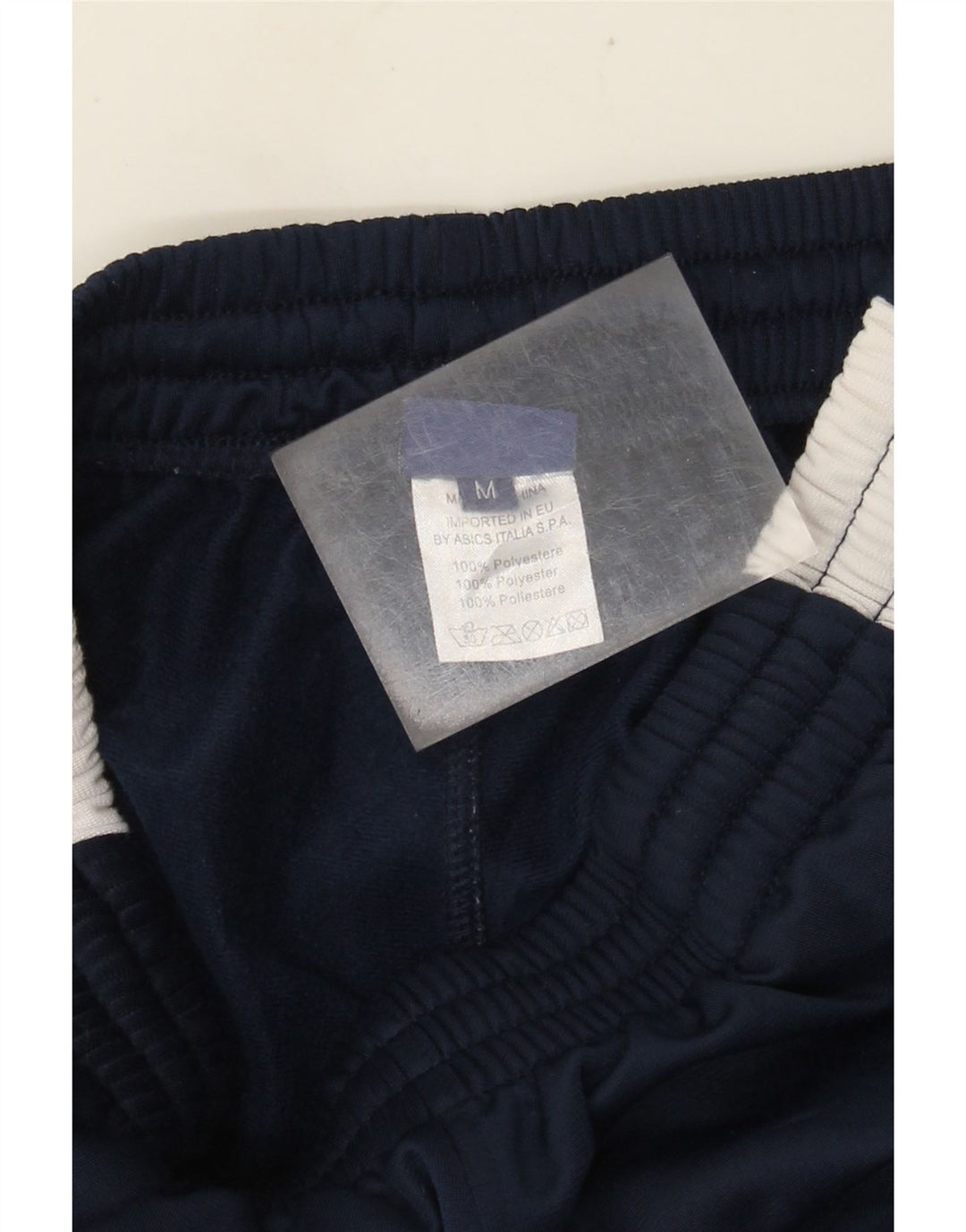 Asics Pantalon de survêtement pour femme UK 12 Bleu marine moyen Colourblock