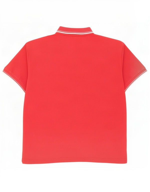 Kappa Polo Homme 2XL Rouge Rayé Coton
