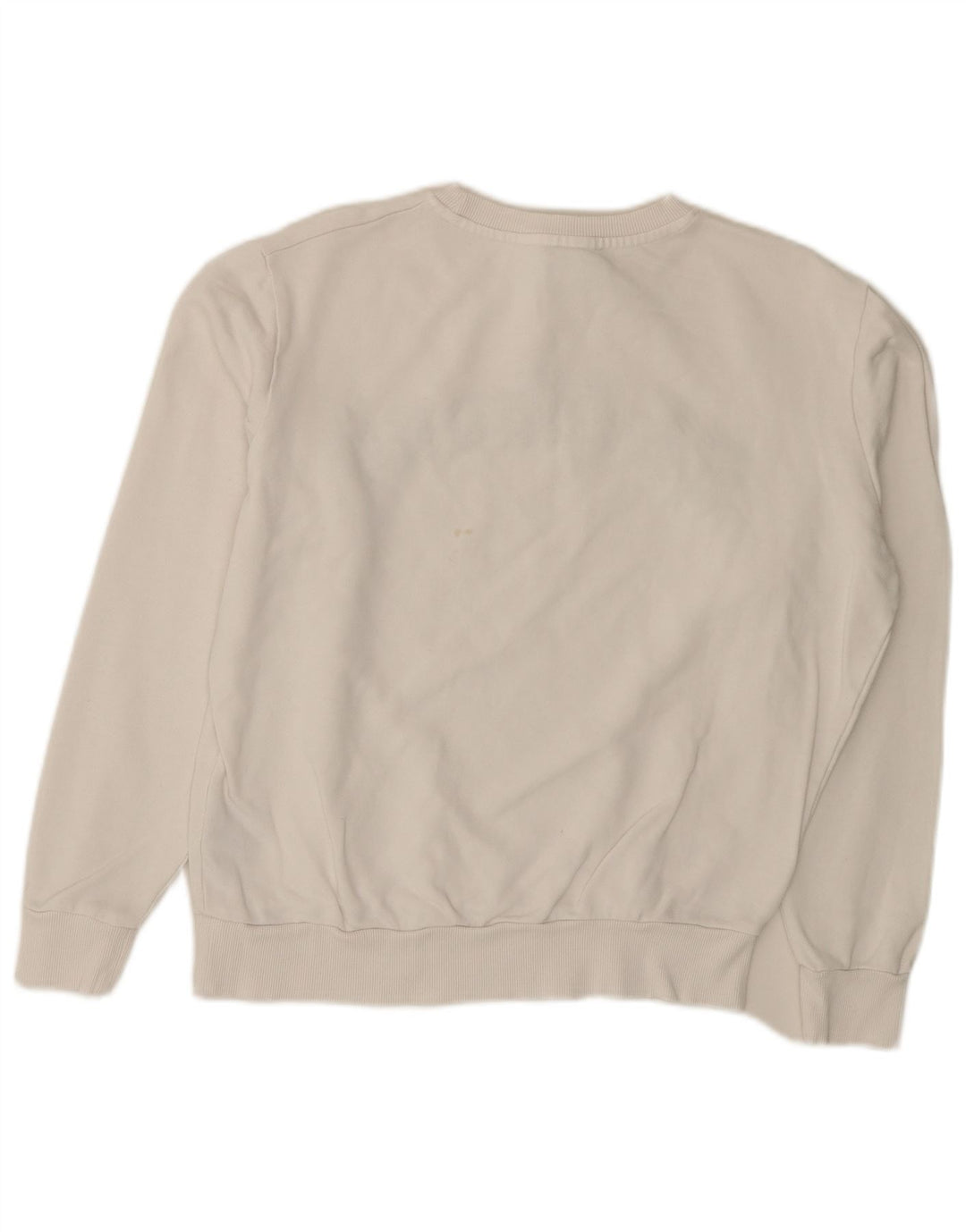 RICHMOND Sweat-shirt graphique surdimensionné pour femme UK 10 Petit Blanc