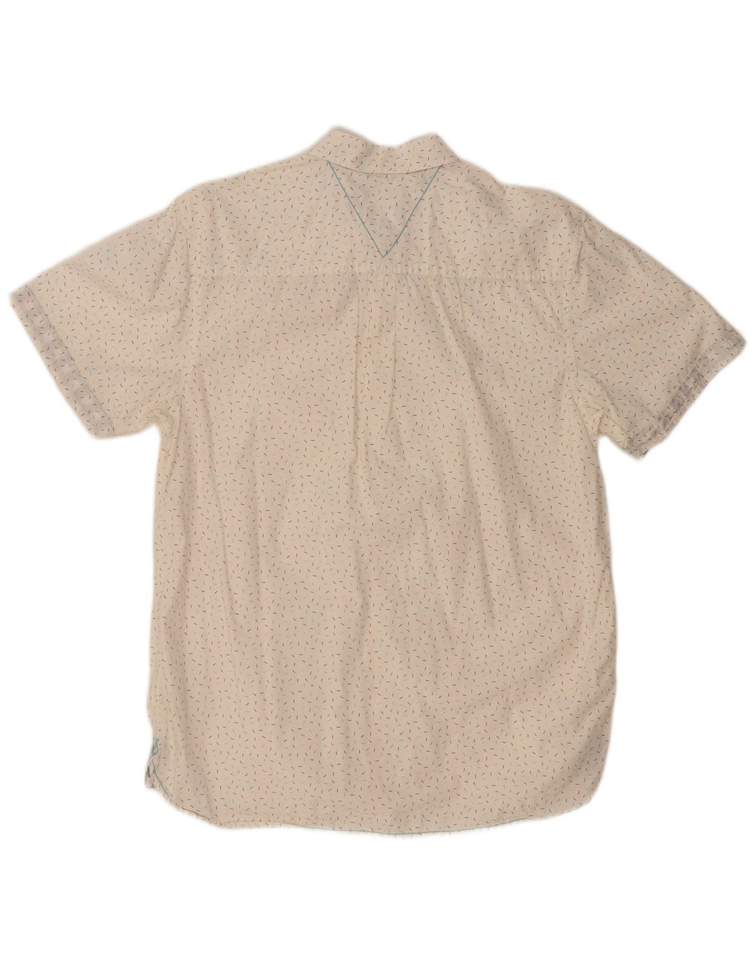 Chemise à manches courtes coupe classique WHITE STUFF homme petit coton à pois blanc