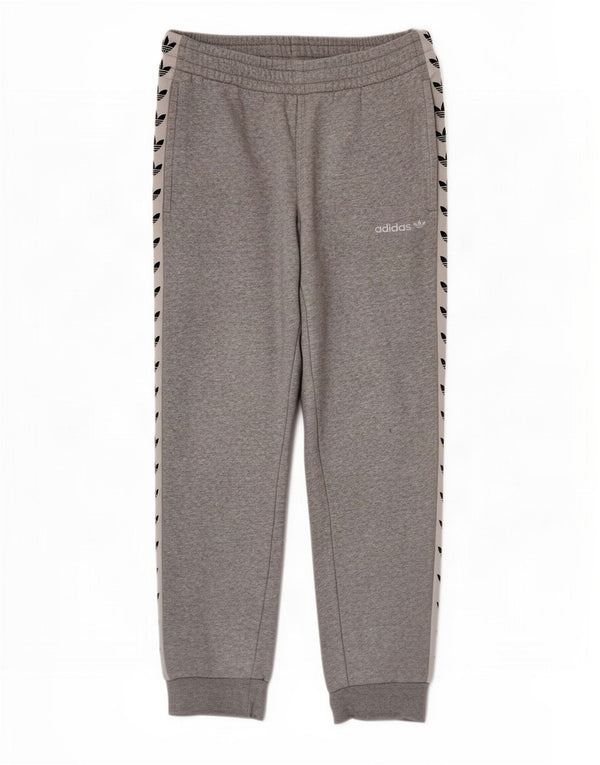 Adidas Pantalon de survêtement graphique pour homme, jogging, grand, gris, colour block