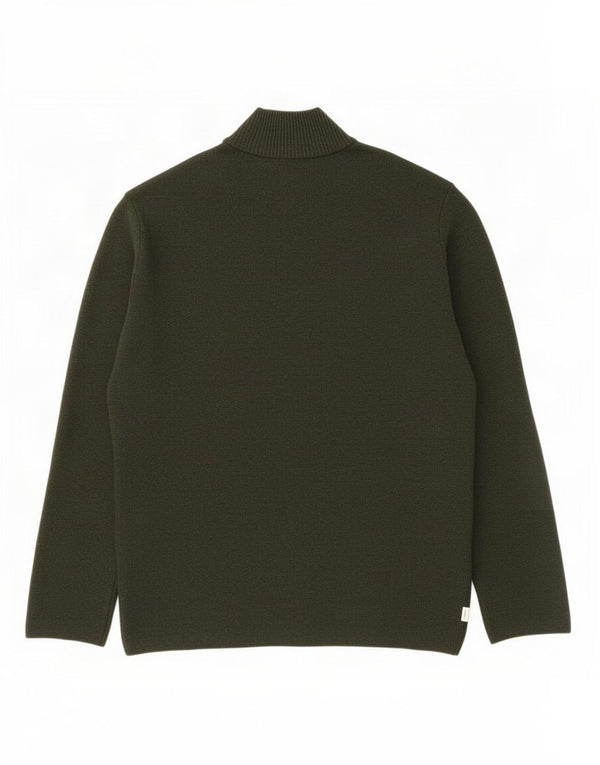 Marks & Spencer Pull Cardigan Homme 2XL Kaki Polyester