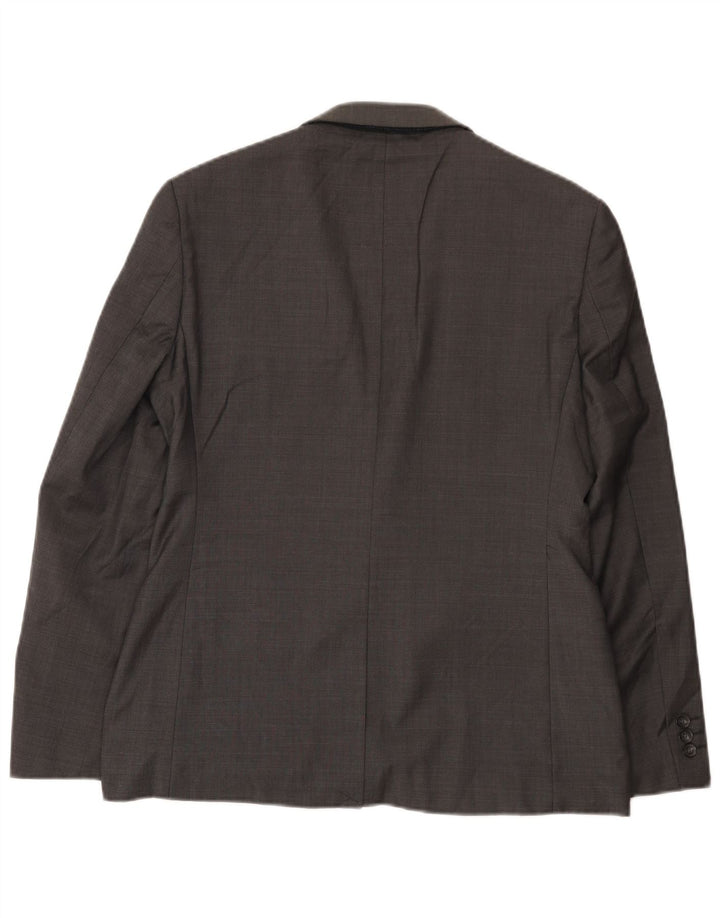 Ted Baker Veste Blazer Slim Fit 2 Boutons pour Homme UK 38 Laine Gris Moyen