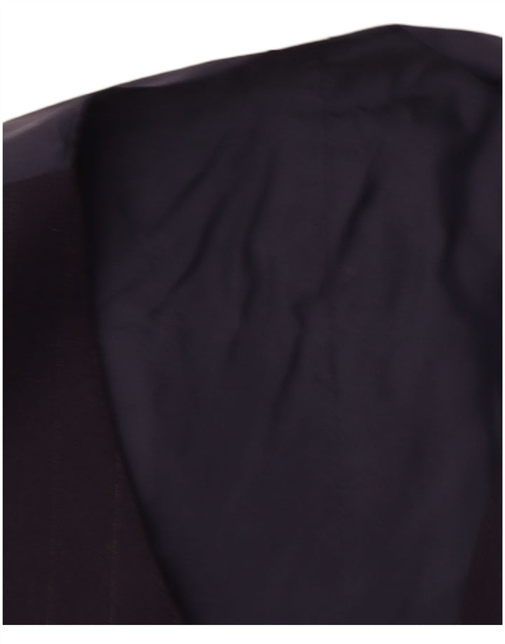 gilet homme vintage petit bleu marine rayé