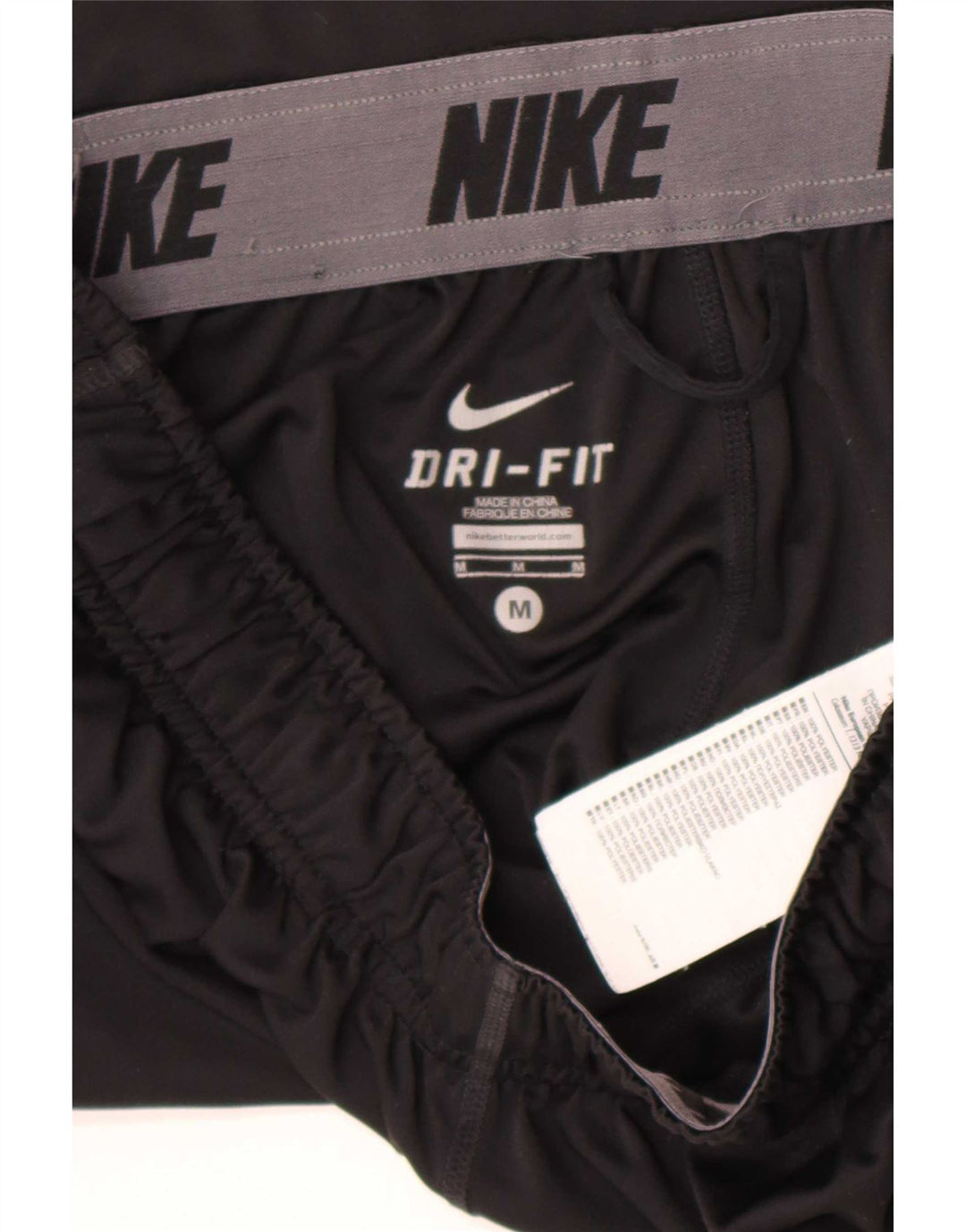 Nike Short de sport Dri Fit pour homme en polyester noir moyen