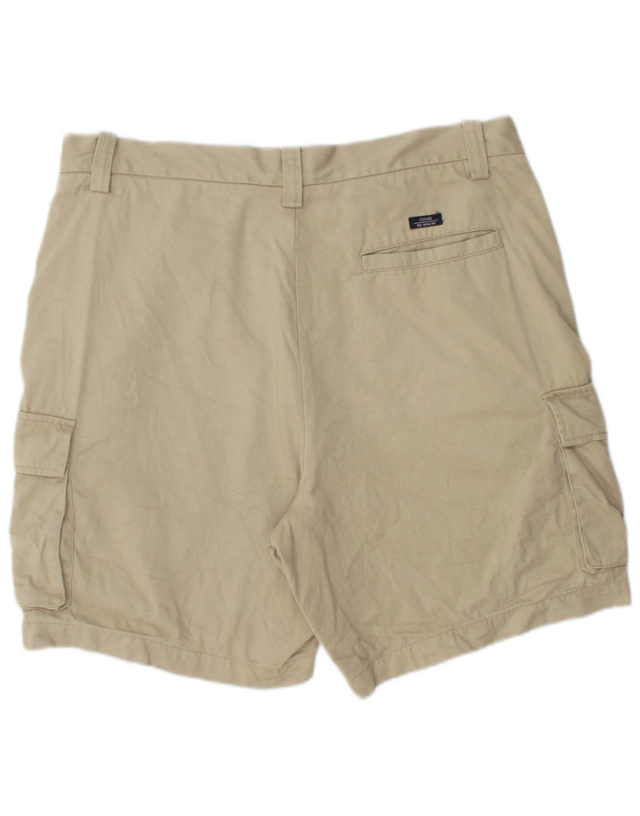 MARKS & SPENCER Short Cargo Bleu Harbor Homme W38 XL Coton Beige