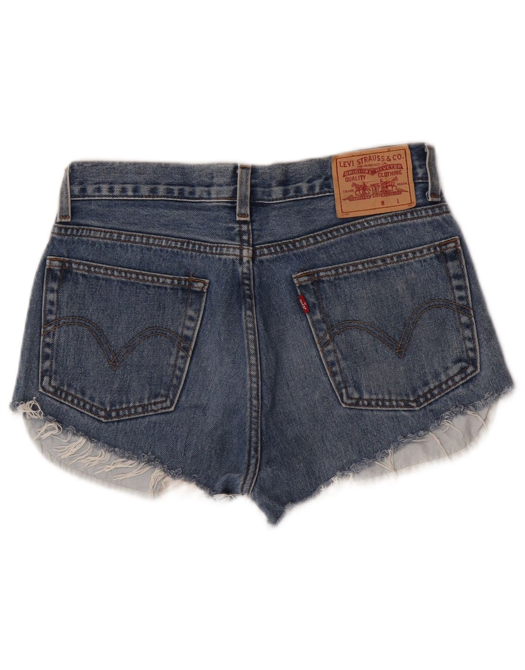 Levi's Pantalon Femme Denim Slim Fit W32 Large Bleu Coton