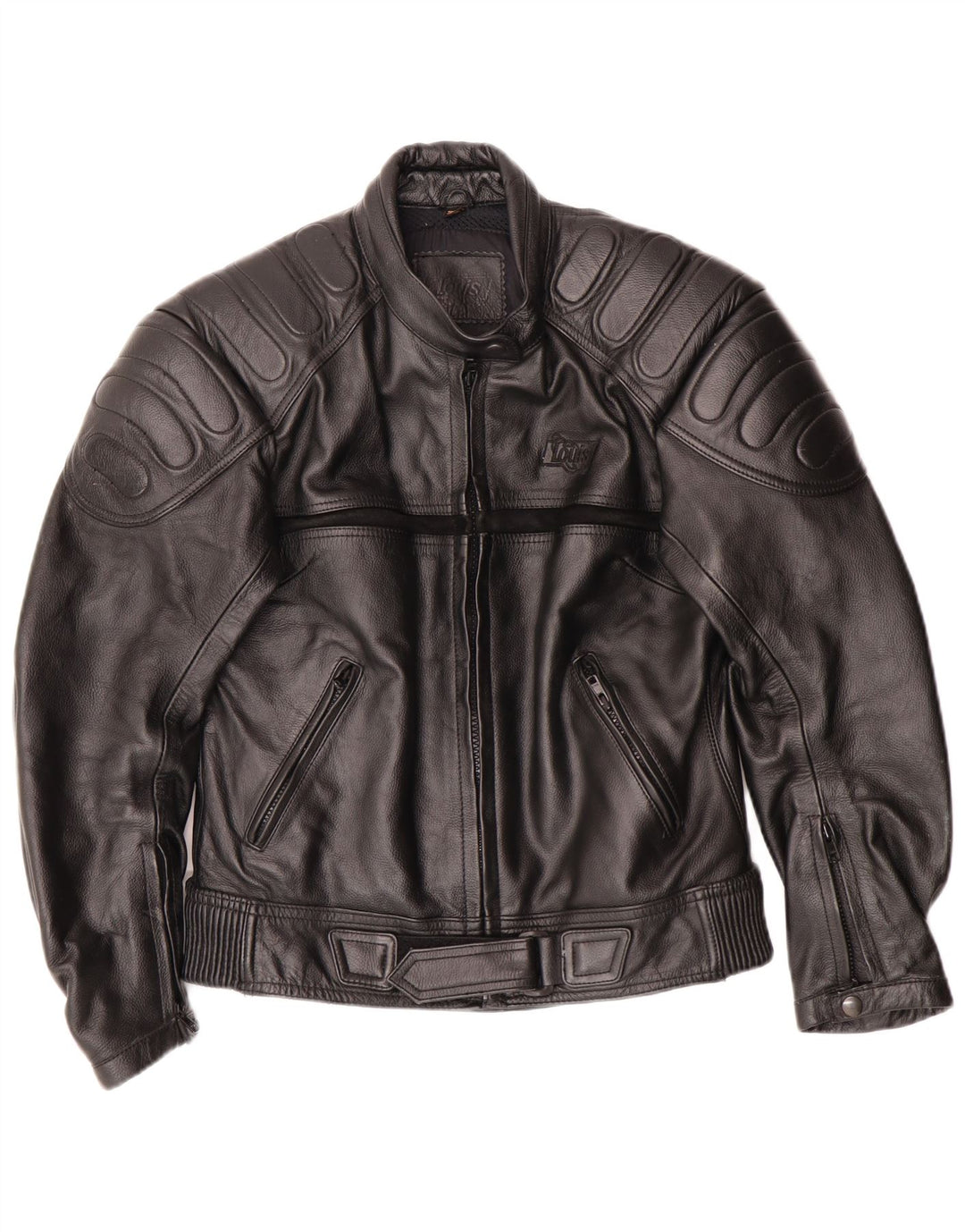 Veste en cuir Motorstyle femme Louis EU 38 cuir noir moyen