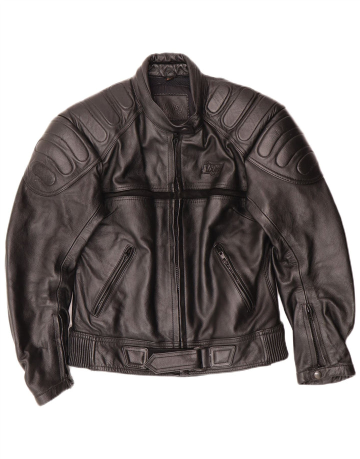 Veste en cuir Motorstyle femme Louis EU 38 cuir noir moyen