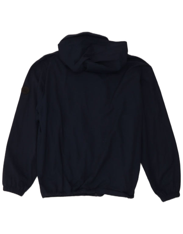 Carrera Veste de pluie à capuche pour homme UK 42 2XL Bleu marine Coton