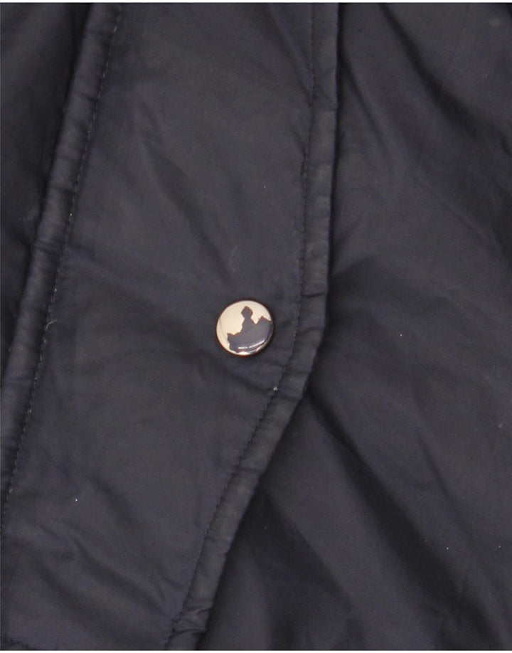 VINTAGE Veste de ski homme UK 42 XL Nylon bleu marine