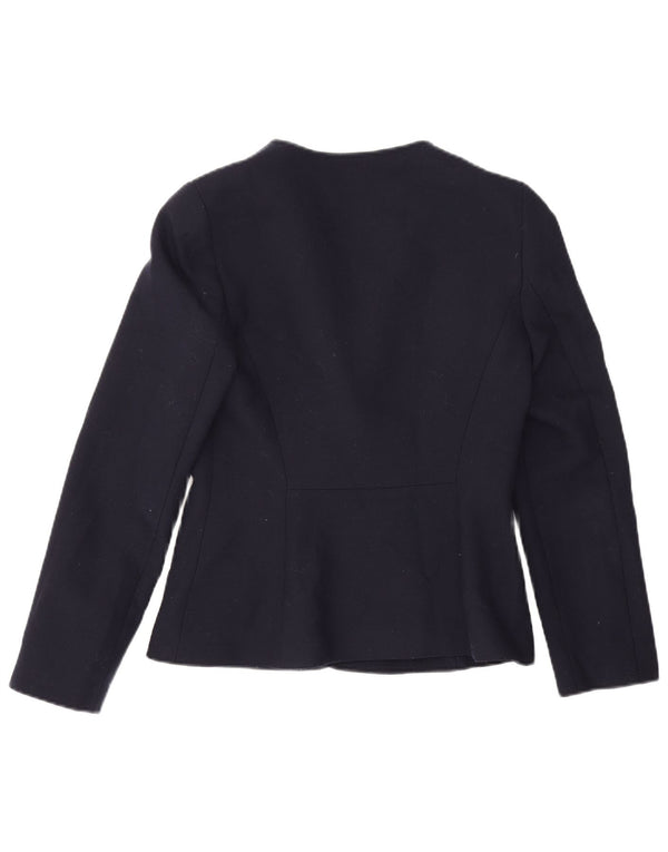 Luisa Spagnoli Veste Blazer Ouverte Femme IT 42 Bleu Marine Moyen