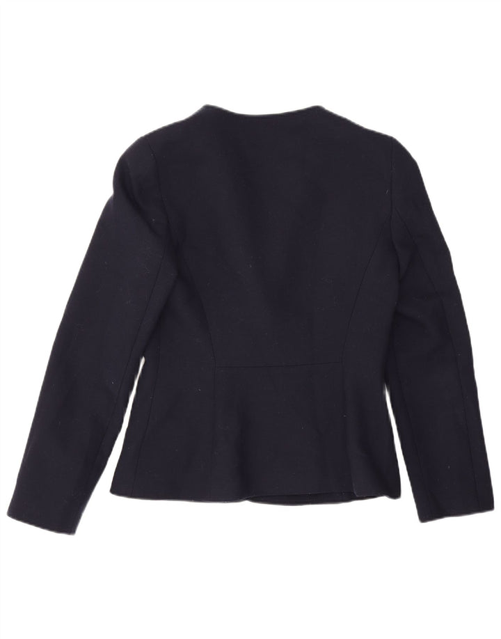 Luisa Spagnoli Veste Blazer Ouverte Femme IT 42 Bleu Marine Moyen