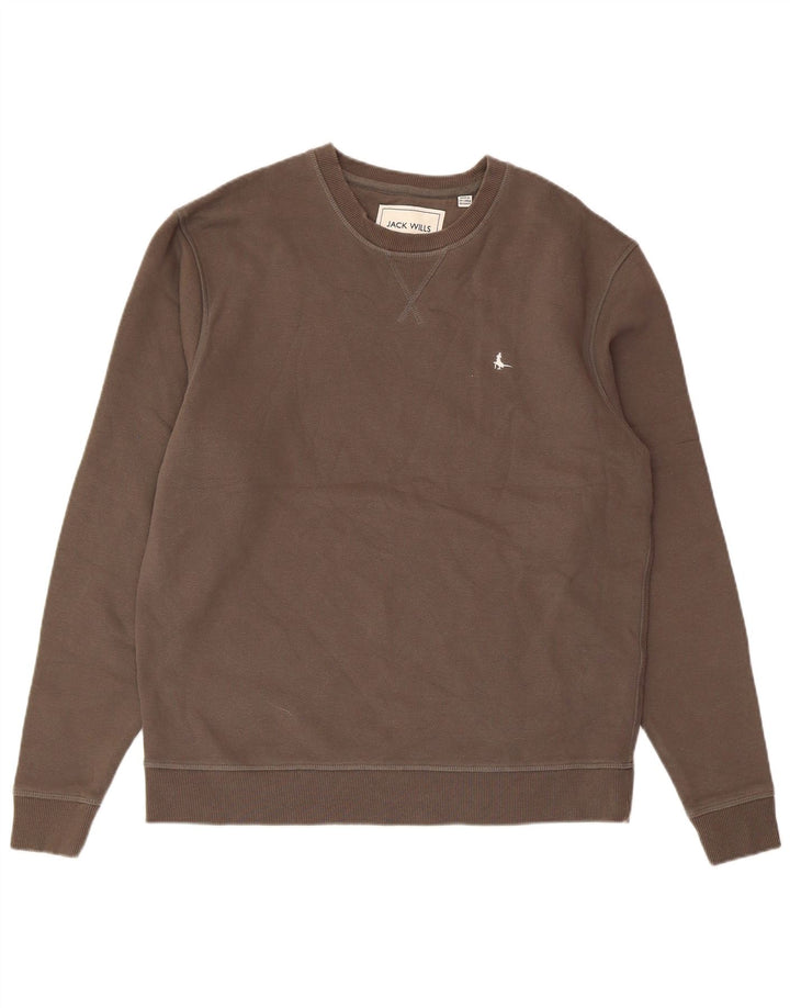 JACK WILLS Sweat-Shirt Homme Marron Moyen Coton