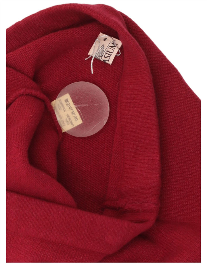 GYMNASIUM Jupe crayon en tricot pour femme Medium W26 Rouge Laine d'agneau