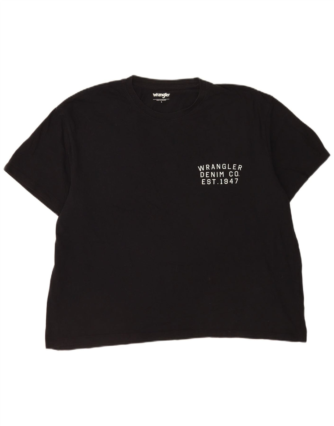 Wrangler T-Shirt Homme Haut Grand Coton Noir