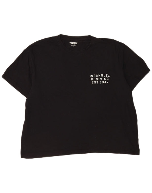 Wrangler T-Shirt Homme Haut Grand Coton Noir