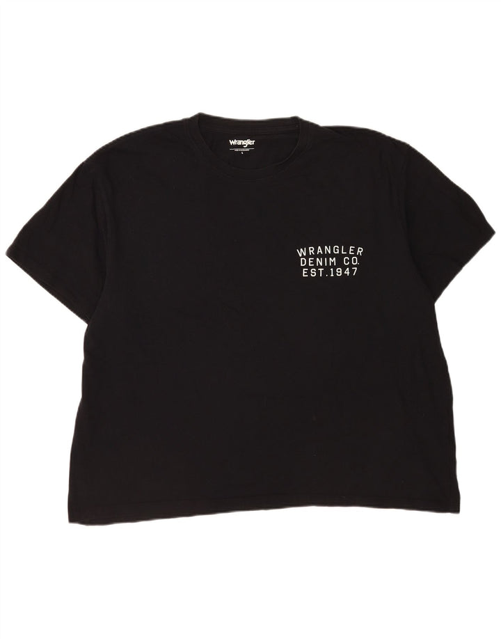 Wrangler T-Shirt Homme Haut Grand Coton Noir