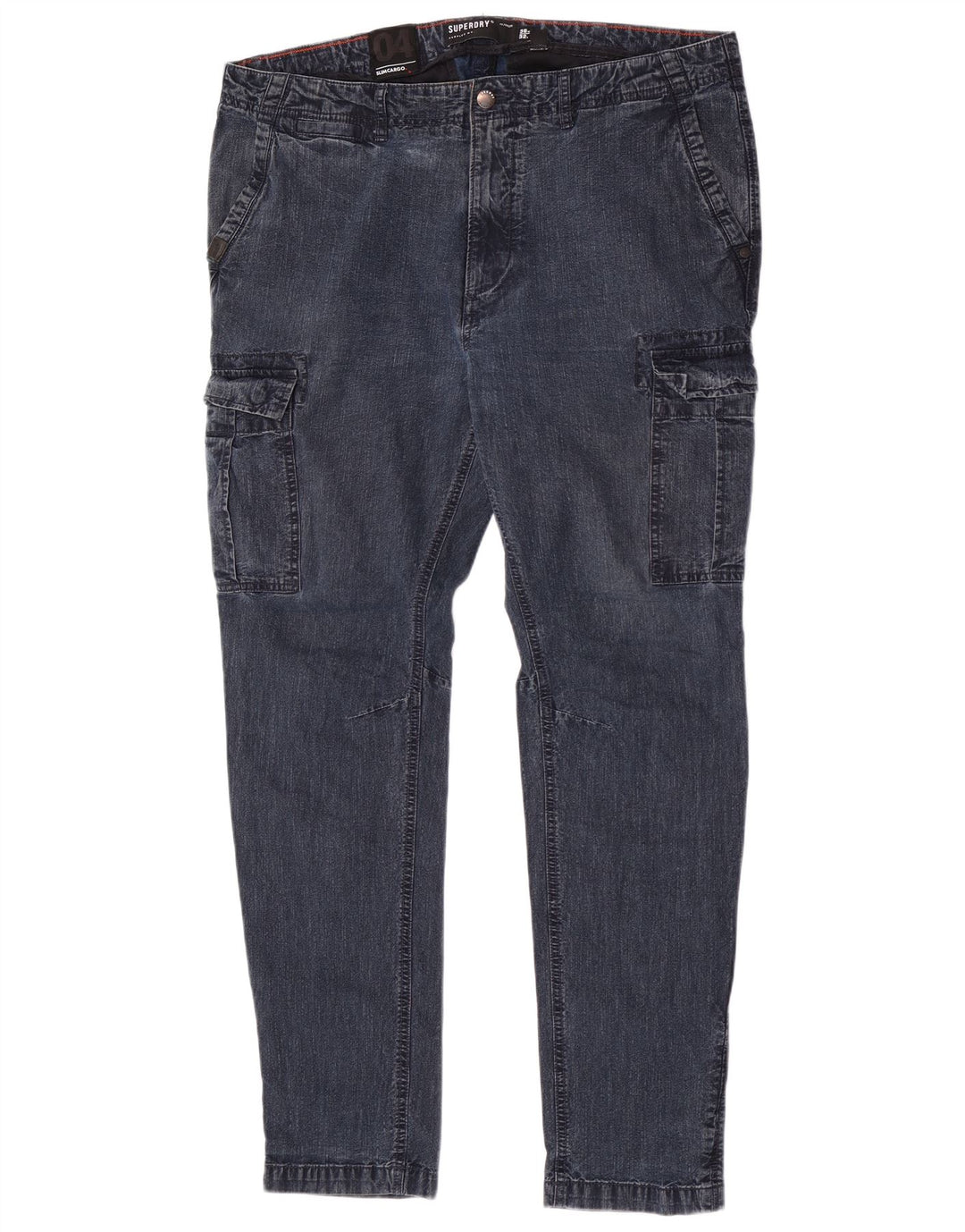 Superdry Jean Cargo Slim W36 L32 Homme Bleu Coton
