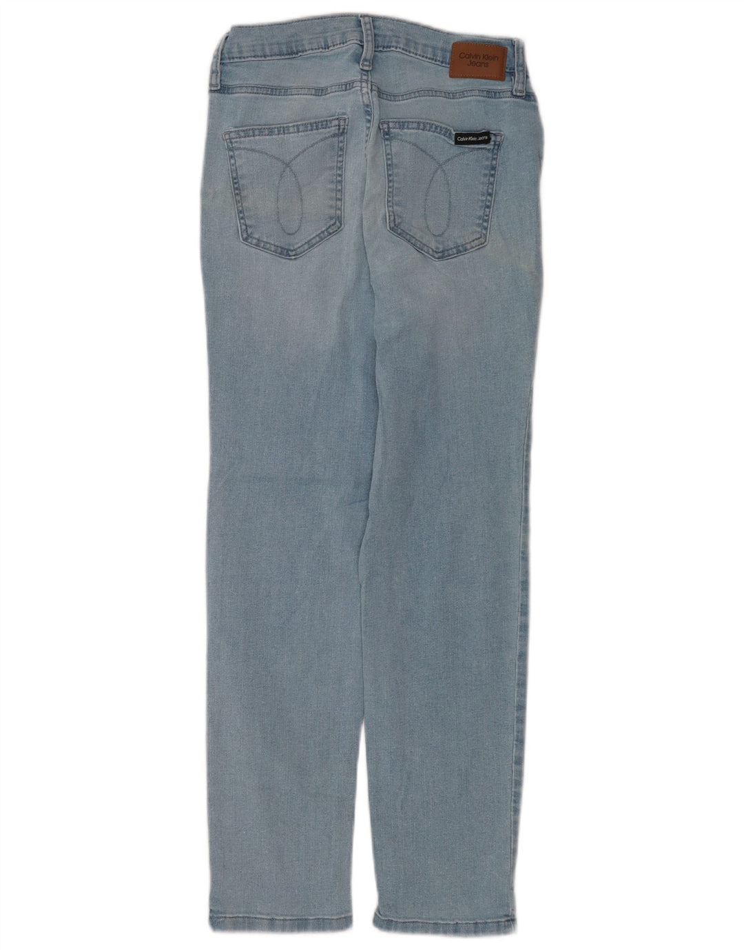 Calvin Klein Jean droit femme W25 L25 bleu coton