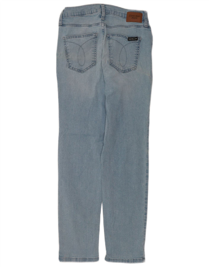 Calvin Klein Jean droit femme W25 L25 bleu coton
